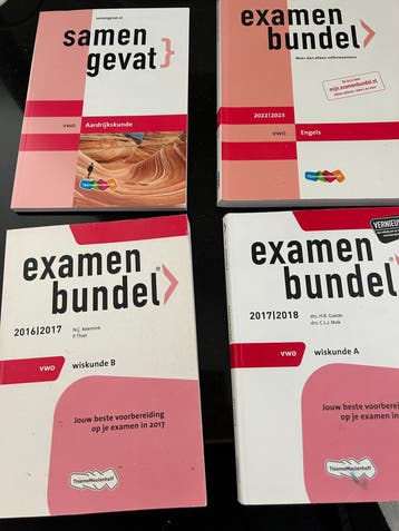 4 Examen bubdels VWO gratis ophalen