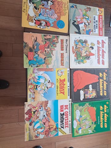 stripboeken: Disney, Asterix, Jan, Jans en de Kindere