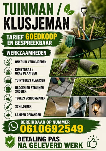 Een man die alles kan