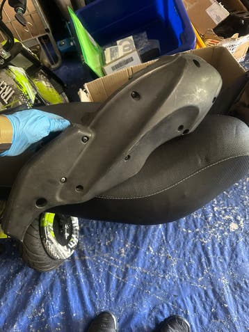 Gilera runner filter, lage windscherm en zadel