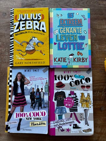 Kinderboekenpakket: Julius Zebra, Lottie, 100% Coco (4 boeke