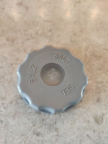Dop zoutbakje vaatwasser