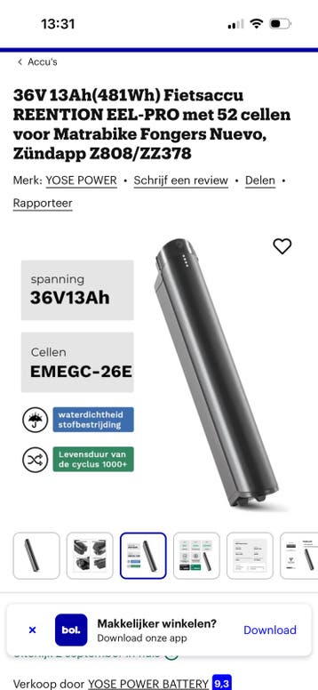 Reention pro accu gezocht!! Zie foto’s