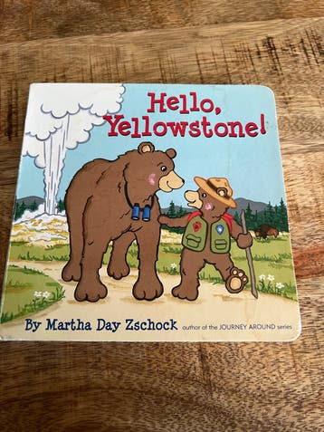 Hello, Yellowstone! Kartonboekje voor kinderen