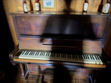 Antieke Piano - G. GOLDSCHMEDING - Bruin Hout