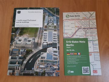 Berlijn Reisgids & OV-kaart: Bundestag en S+U-Bahn