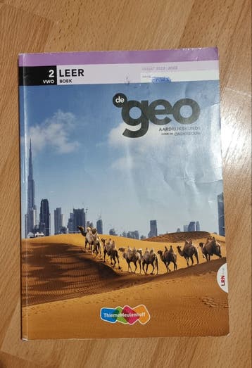 De Geo Aardrijkskunde VWO 2 Leerboek