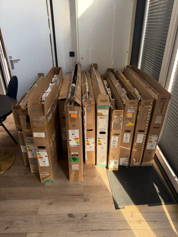 Partij van 11 televisies – 50/55 inch + 1 65 inch