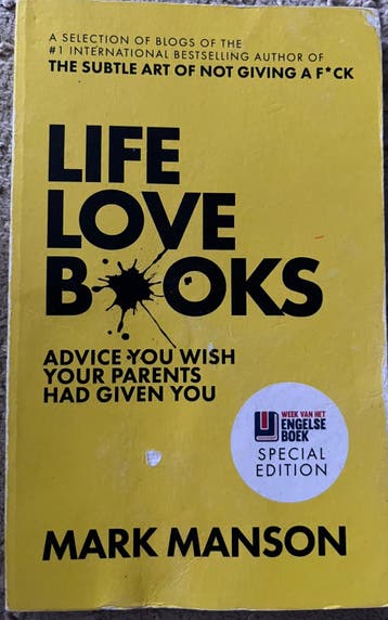 Life Love Books Mark Manson