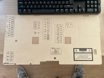 Calibratie plaat Barco 400 Projector (803190)