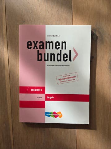 Examenbundel vwo Engels 2024/25