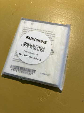 Fairphone FP1/U Batterij v2 - Nieuw in verpakking