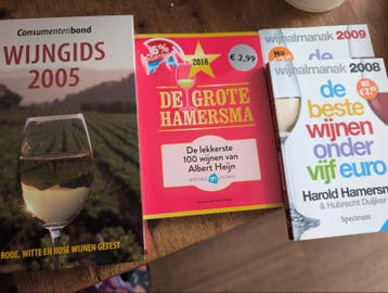 Wijnboeken: Consumentenbond, Hamersma, Wijnalmanakken