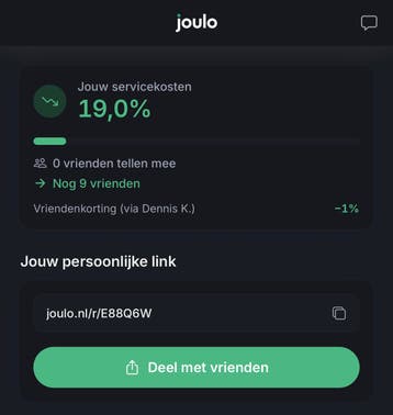 Gratis advies en 1% korting bij Joulo!