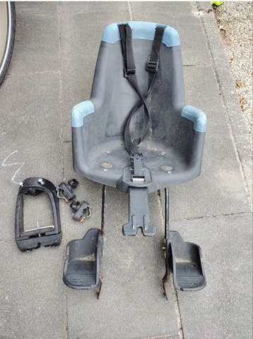 Gebruikt Bobike achterzitje voor kinderfiets