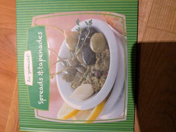 boekje recepten spreads en tapenades zo gemaakt gratis