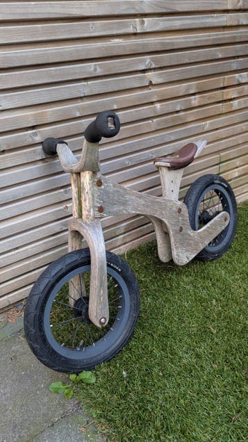Houten (kinder) loopfiets GRATIS