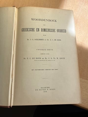 Woordenboek der Grieksche en Romeinsche Oudheid (1910)