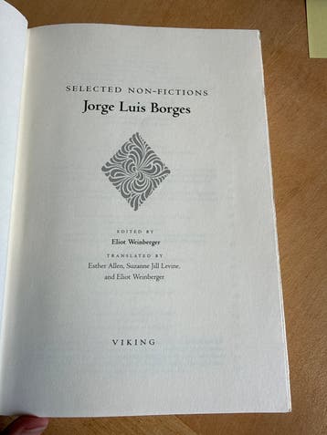 Selected Non-Fictions - Jorge Luis Borges (1999)