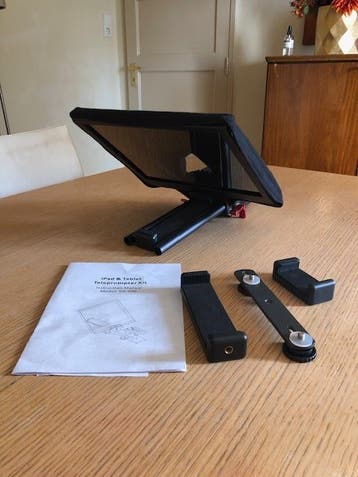Teleprompter  voor I pad & Tablet