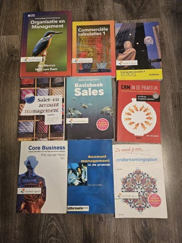 Studieboeken HBO Bedrijfskunde, Commerciële Economie, Sales