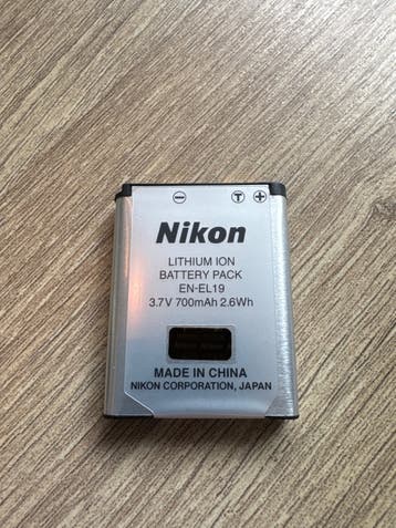 Nikon EN-EL19 Lithium Ion Batterij - 3.7V 700mAh