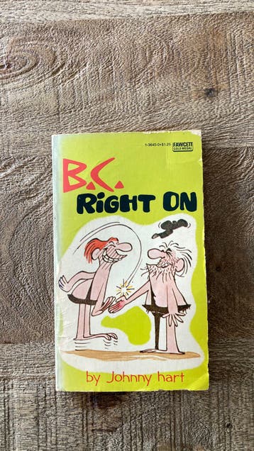 USA paperback / b.c. right on by johnny hart