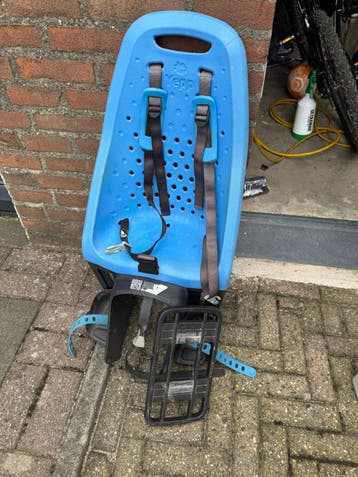 Yepp Achterzitje Fietsstoeltje Blauw ,, gartis