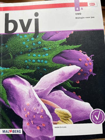 Biologie voor jou bvj Malmberg 4a en b vwo
