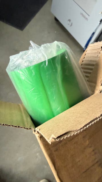 Chromakey groen achtergrondrol