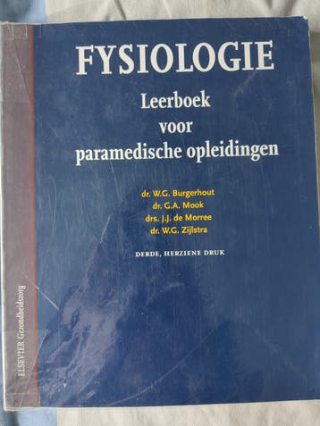Fysiologie Leerboek Paramedische Opleidingen