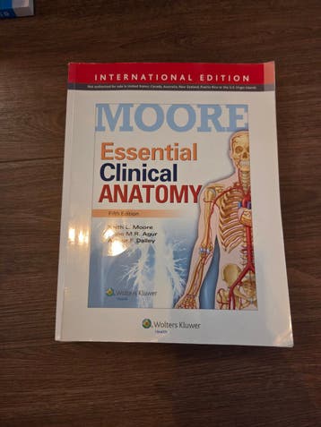 Moore Essential Clinical Anatomy - Vijfde Editie