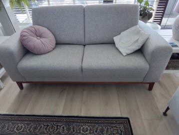 Comfortabele grijze tweezitsbank