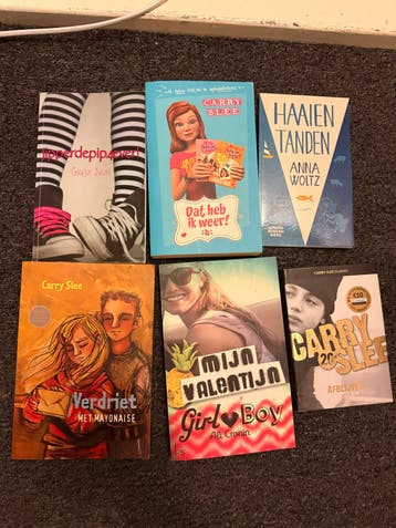 Boekenpakket: Carry Slee, Guusje Juijn, Anna Woltz & Ali Cro