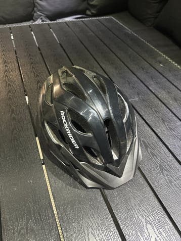 Rockrider Fietshelm - Zwart, Gebruikt