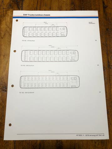 Technische specificatie DAF TB163