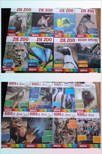 Burgers' Zoo Tijdschriften - Zie Zoo - Kids & Zoo