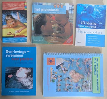 Naslagwerken van zwemmen met baby's, peuters en kleuters.
