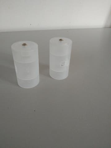 AA naar D batterij adapter (2 stuks)