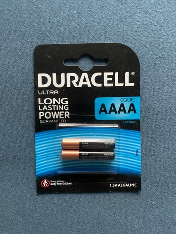 Gratis 2 oudere AAAA batterijen