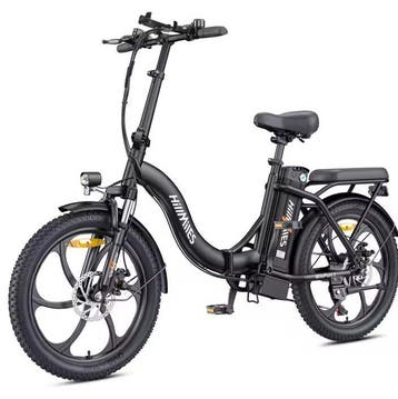 Gestolen: Zwarte Hillmiles fiets met roze bloemetjes