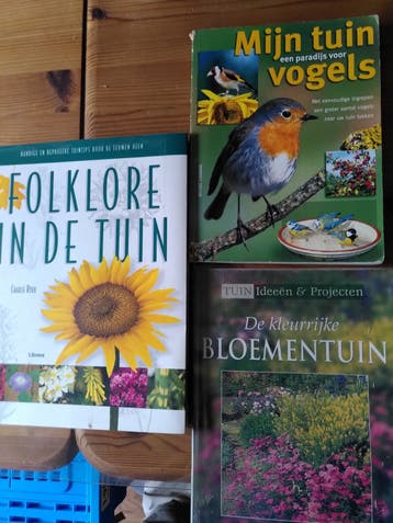 Gratis: drie boeken over de tuin en tuinvogels