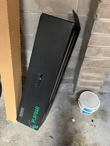 Doos van Sonos Playbar gratis af te halen