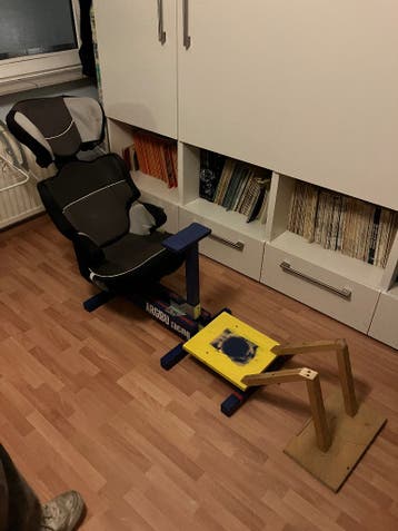 Racestoel, gamestoel zelfgemaakt GRATIS