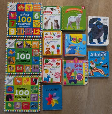Roemeense collectie baby/kinderboeken (12 stuks)