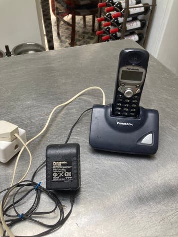 Panasonic handset met adapter