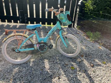 Gazelle kinderfiets 16 inch - Blauw/Roze