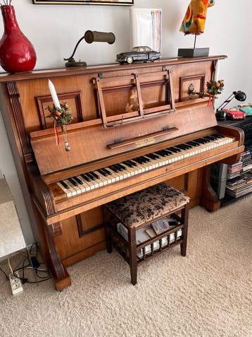 Antieke piano - Goede staat