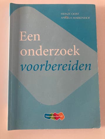 Een onderzoek voorbereiden - HBO/WO studiegids