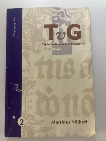 Tijdschrift voor Geschiedenis - 109e jaargang 1996